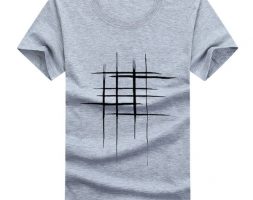 new arrival summer men t-shirt style short sleeve simple creative design disorder box cross word print cotton men brand tee