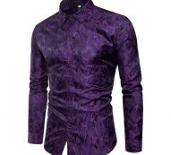 new fashion men dress shirt long sleeve slim man shirts designer male clothing fit business shirts