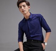 new fashion men’s shirts fashion summer half sleeve shirts for men cotton men clothing plus size 5xl