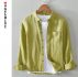 new men casual shirt 100% linen breathable solid long sleeve soft and comfortable men shirts camisa masculina 531