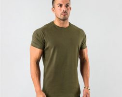 new stylish plain fitness mens t shirt short sleeve muscle joggers bodybuilding tshirt male gym clothes slim fit tee shirt