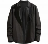 oversized men cargo shirts coat 2020 mens pockets long sleeve retro khaki shirts male korean jackets