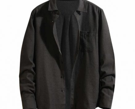 oversized men cargo shirts coat 2020 mens pockets long sleeve retro khaki shirts male korean jackets