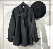 owen seak men casual shirt gothic men’s clothing hip hop tees autumn oversized high streetwear long sleeves black shirt