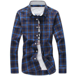 plus size plaid shirts men checkered shirt brand new fashion button down long sleeve casual shirts