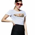 polo women’s t-shirt will see fashion 3d fine cotton tshirt street casual female impression plus size 3xl