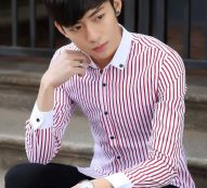 quality brand mens dress shirts spring summer casual male cotton shirt size s-xxxl striped long sleeves camisa masculina