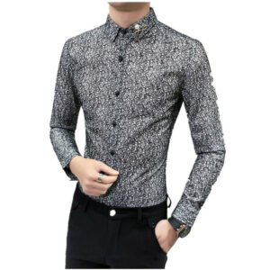 recommend 2018 good quality tuxedo shirt turn down collar long sleeve business formal mens dress shirts solid men 's blouse