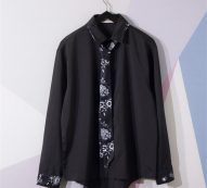 shirt men summer shirts casual printing beach shirts long-sleeve casual turn-down collar blouse men camisas hombre