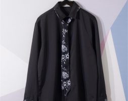 shirt men summer shirts casual printing beach shirts long-sleeve casual turn-down collar blouse men camisas hombre
