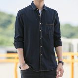 shirts new arrivals men male shirt solid long sleeve british style cotton men’s shirt office