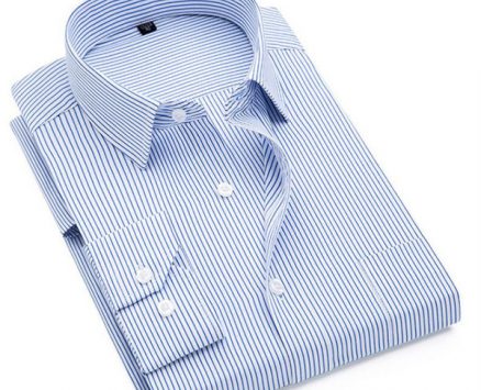 spring men striped shirt work business long sleeve shirts shirt classic striped male social dress shirts purple blue business