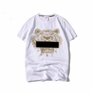 summer mens t shirt style tiger embroidery with letter tees short sleeve casual stylist shirts man s clothing asian size s-xxl