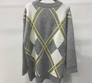 sweater 2021 autumn and winter wear loose v-neck long-sleeved pullover 8jdl