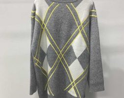 sweater 2021 autumn and winter wear loose v-neck long-sleeved pullover 8jdl