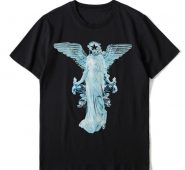 t print mens pattern shirts black fashion men women short sleeve tees s-xl