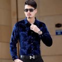 thickening men’s shirts british style long-sleeve shirts male slim winter full sleeve casual clothes men’s dress shirt