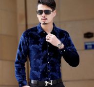 thickening men’s shirts british style long-sleeve shirts male slim winter full sleeve casual clothes men’s dress shirt