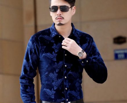 thickening men’s shirts british style long-sleeve shirts male slim winter full sleeve casual clothes men’s dress shirt