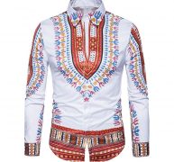 traditional african dashiki shirt men 2017 3d print men shirt long sleeve slim fit male shirts casual coon mens dress shirts