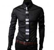 wholesale- casual men plus size 5xl slim fit social shirts 2016 mens shirt long sleeve check plaid mens dress shirts