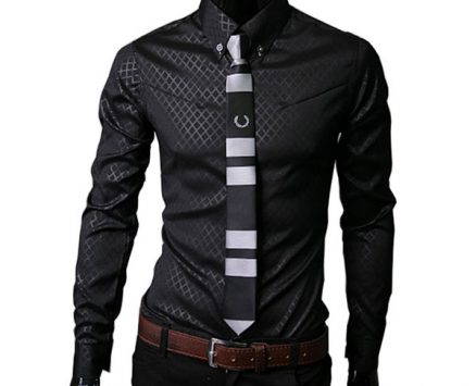 wholesale- casual men plus size 5xl slim fit social shirts 2016 mens shirt long sleeve check plaid mens dress shirts