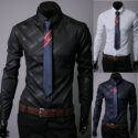 wholesale- design 3 colors mens striped shirts american & european men’s formal shirt 2014 spring & autumn man work wear