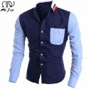 wholesale- mr.jim 2016 new arrival man shirt pattern design long sleeve flowers print slim fit man casual shirt fashion men dress shirts