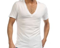 wholesale-undershirt for men dress shirt deep v neck fanila t shirt for camiseta hombre 95% cotton ondergoed white s-xxxl g 2458