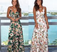 woman designer dresses summer fashion sling print beach dress vintage national style sun-proof clothes womens fashion dress