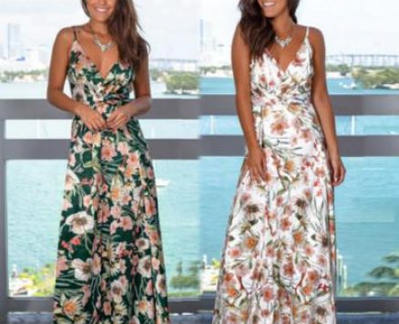 woman designer dresses summer fashion sling print beach dress vintage national style sun-proof clothes womens fashion dress