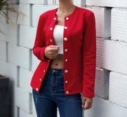 women’s jackets winter warm women double-breasted long sleeve jacket ladies office wear coat female casual outerwear #8121 z9m9