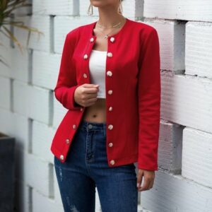 women's jackets winter warm women double-breasted long sleeve jacket ladies office wear coat female casual outerwear #8121 z9m9