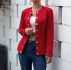 women’s jackets winter warm women double-breasted long sleeve jacket ladies office wear coat female casual outerwear #8121 z9m9