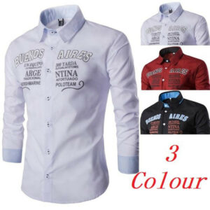 zogaa 2020 mens dress shirts fashion men clothes polyester letter printing solid color mens shirts streetwear casual