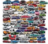 100pcs Car Print Sticker