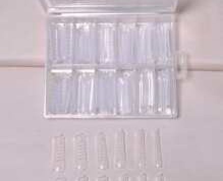 100pcs Clear Fake Nail