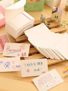 100pcs Writing Paper Card