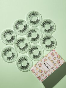 10pairs Extra Long False Eyelashes