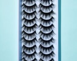 10pairs Volumized False Eyelashes