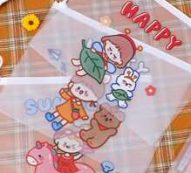 10pcs Cartoon Graphic Random File Bag