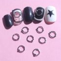 10pcs Circle Shaped Nail Art Decoration