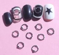 10pcs Circle Shaped Nail Art Decoration