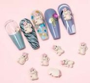 10pcs Dog Nail Art Decoration