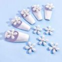 10pcs Floral Shaped Nail Art Decoration