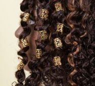 10pcs Metal Hair Ring