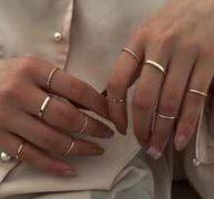 10pcs Minimalist Ring