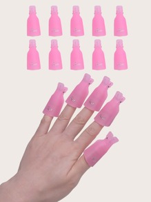 10pcs Nail Polish Remover Clip