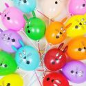 10pcs Random Color Rabbit Balloon