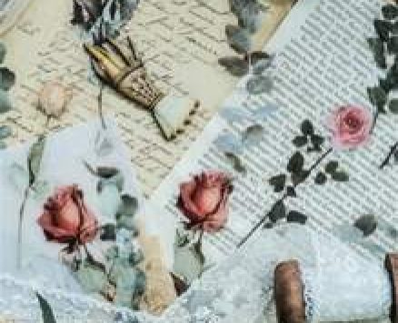 10pcs Random Flower Print Sticker